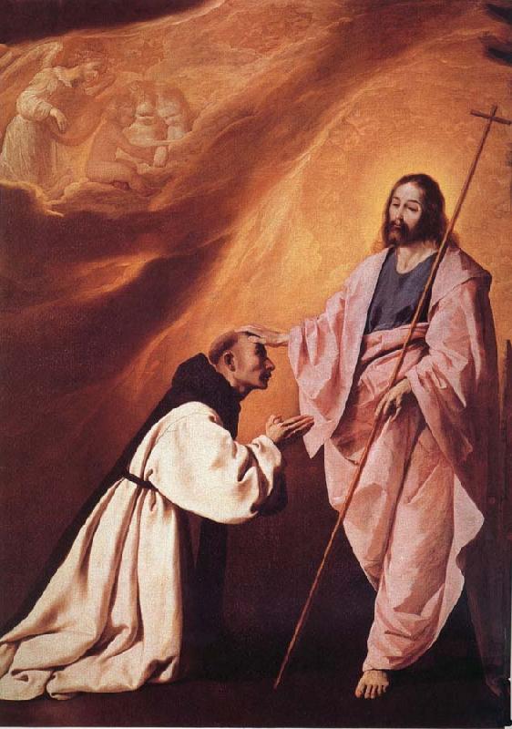 Francisco de Zurbaran Vision of Brother Andres Salmeron Germany oil painting art